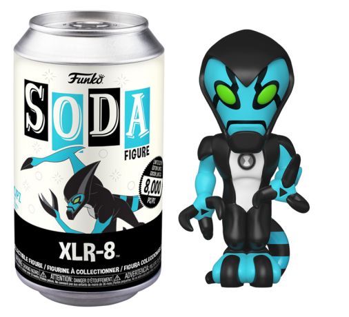 Figurine Funko Soda Ben 10 XLR-8 (Canette Noire)