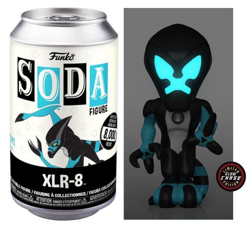 Figurine Funko Soda Ben 10 XLR-8 (Canette Noire) [Chase]