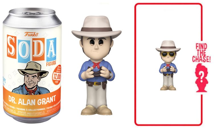 Figurine Funko Soda Jurassic Park Dr. Alan Grant (Canette Orange)