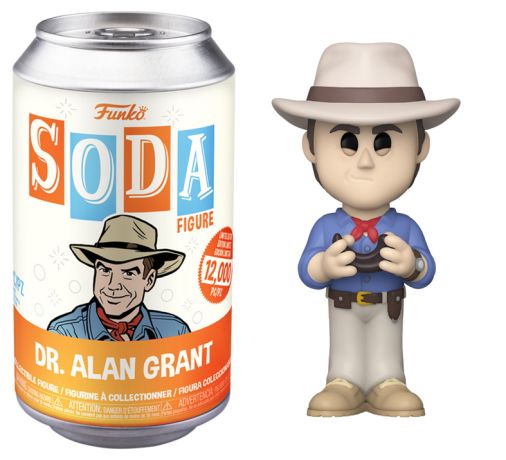 Figurine Funko Soda Jurassic Park Dr. Alan Grant (Canette Orange)