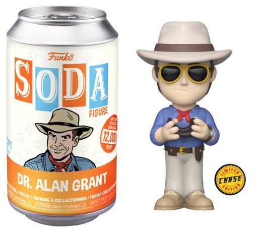 Figurine Funko Soda Jurassic Park Dr. Alan Grant (Canette Orange) [Chase]