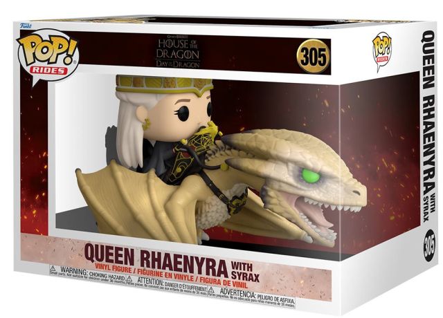 Figurine Funko Pop House of the Dragon #305 Reine Rhaenyra avec Syrax