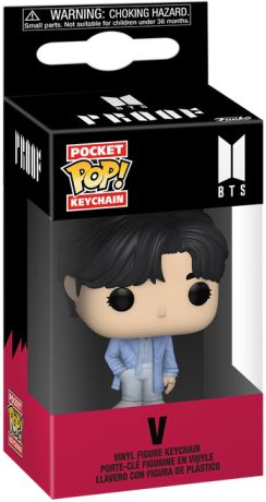 Figurine Funko Pop BTS V (Proof) - Porte-clés