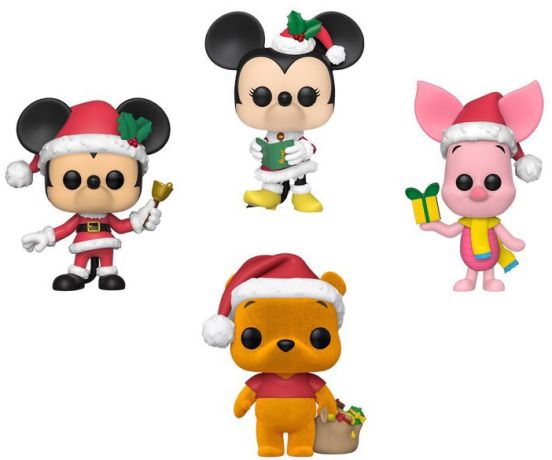 Figurine Funko Pop Disney Mickey / Minnie / Winnie / Porcinet - Pack