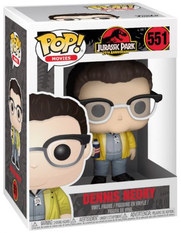 Figurine Funko Pop Jurassic Park #551 Dennis Nedry