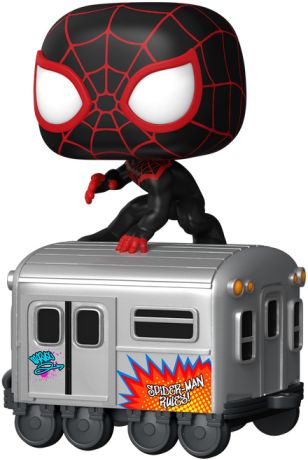 Figurine Funko Pop 100 ans de Disney #21 Miles Morales sur un Wagon de Métro