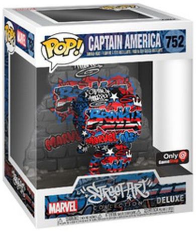 Figurine Funko Pop Marvel Comics #752 Captain America Street Art