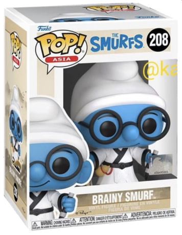 Figurine Funko Pop Les Schtroumpfs #208 Schtroumpf à lunettes (Asia)