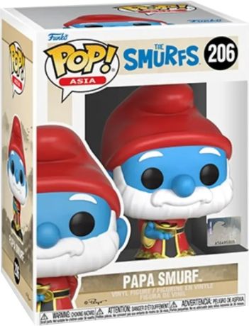 Figurine Funko Pop Les Schtroumpfs #206 Grand schtroumpf (Asia)