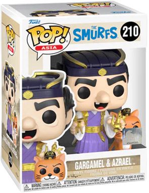 Figurine Funko Pop Les Schtroumpfs #210 Gargamel & Azrael (Asia)