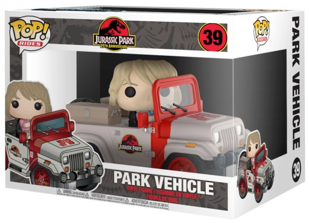 Figurine Funko Pop Jurassic Park #39 Véhicule du parc