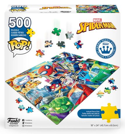 Puzzle Funko Pop! Marvel Comics Spider-Man Puzzle (500 pièces)