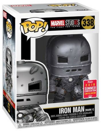 Figurine Funko Pop Marvel Studios - L'anniversaire des 10 ans #338 Iron Man - Mark 1