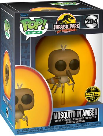 Figurine Funko Pop Jurassic Park #204 Moustique dans l'ambre - Digital Pop