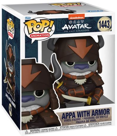 Figurine Funko Pop Avatar: le dernier maître de l'air #1443 Appa avec Armure - 15 cm