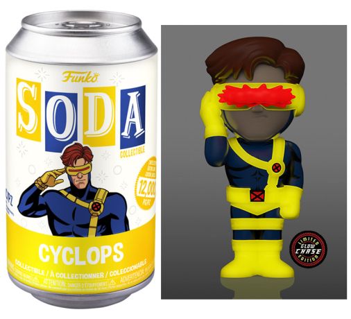 Figurine Funko Soda X-Men [Marvel] Cyclops (Canette Jaune) [Chase]