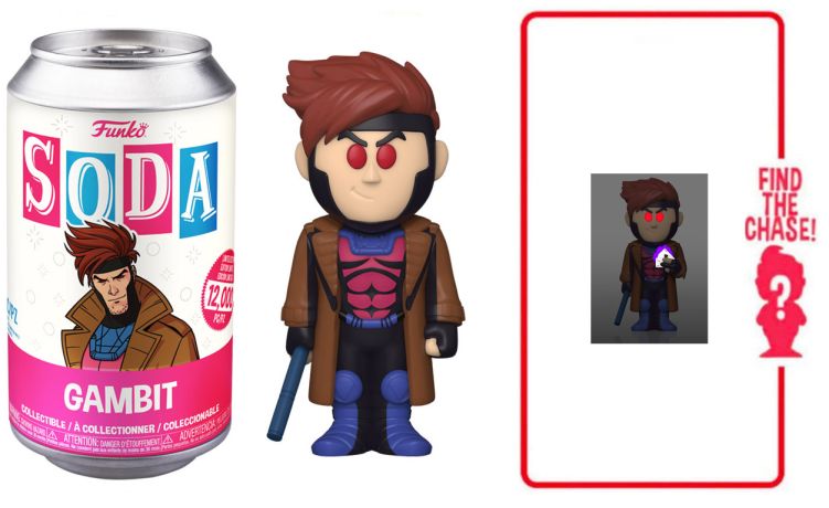 Figurine Funko Soda X-Men [Marvel] Gambit (Canette Rose)