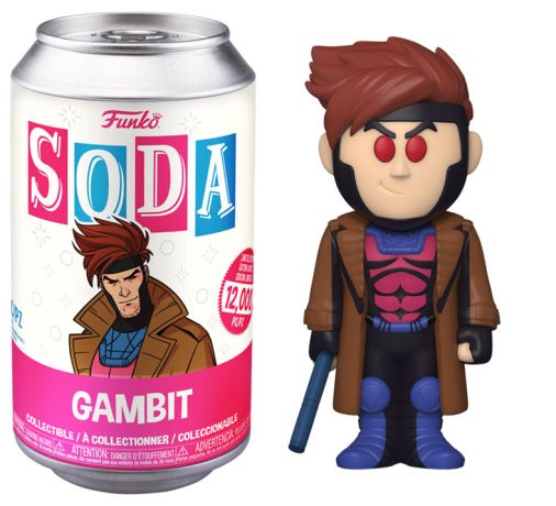 Figurine Funko Soda X-Men [Marvel] Gambit (Canette Rose)