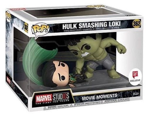 Figurine Funko Pop Marvel Studios - L'anniversaire des 10 ans #362 Hulk fracassant Loki