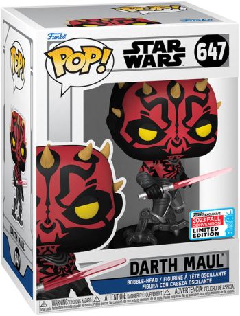 Figurine Funko Pop Star Wars : The Clone Wars #647 Dark Maul avec des jambes cybernétiques