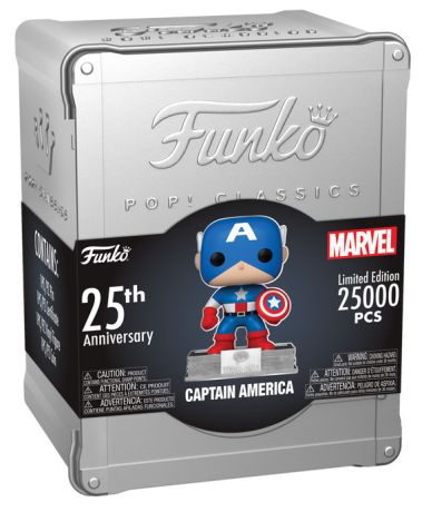 Figurine Funko Pop Marvel Comics #06 Captain America (spéciale 25 ans)