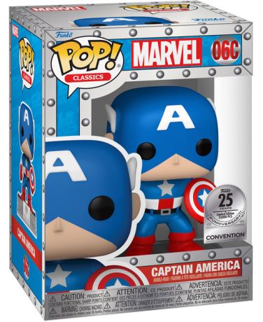 Figurine Funko Pop Marvel Comics #06 Captain America (spéciale 25 ans)