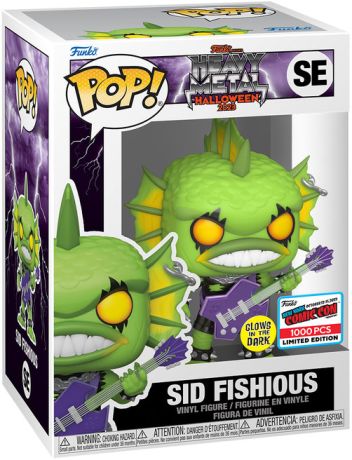 Figurine Funko Pop Fantastik Plastik Sid Fishious (Heavy Metal) - Glow in the Dark