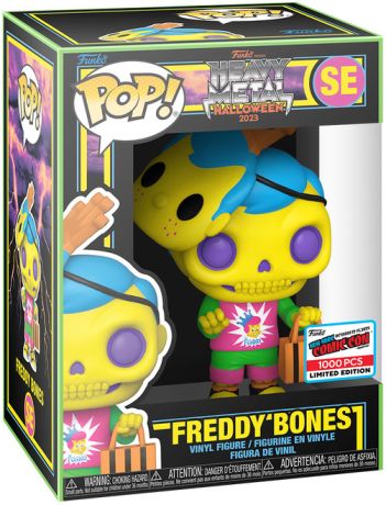 Figurine Funko Pop Freddy Funko Freddy Bones (Black Light) Heavy Metal