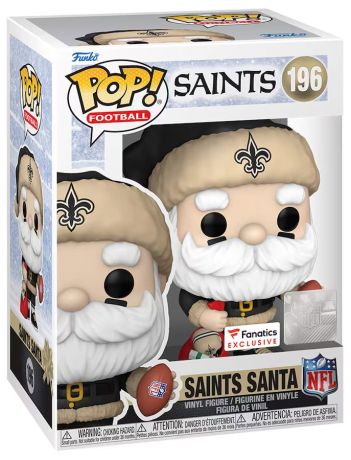 Figurine Funko Pop NFL #196 Père Noël Saints