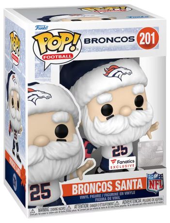 Figurine Funko Pop NFL #201 Père Noël Broncos