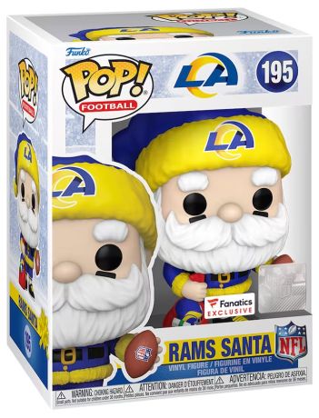 Figurine Funko Pop NFL #195 Père Noël Rams