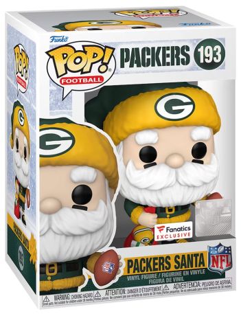 Figurine Funko Pop NFL #193 Père Noël Packers