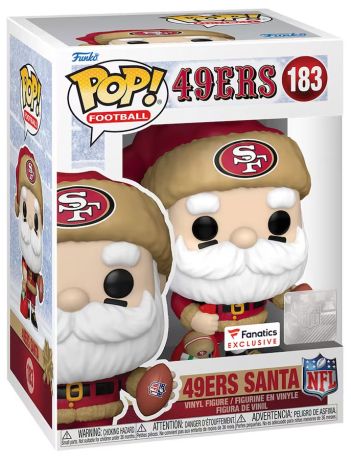 Figurine Funko Pop NFL #183 Père Noël 49ers