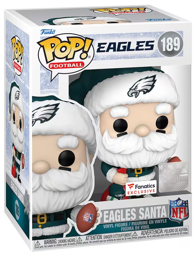 Figurine Pop NFL 189 pas cher Père Noël Eagles
