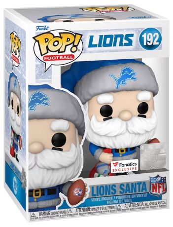 Figurine Funko Pop NFL #192 Père Noël Lions