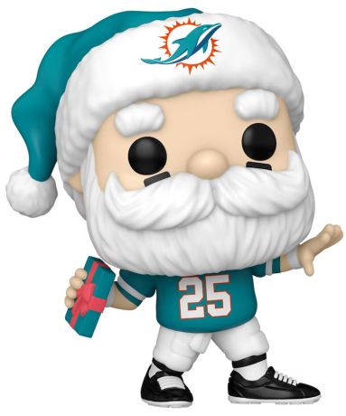 Figurine Funko Pop NFL #206 Père Noël Miami Dolphins