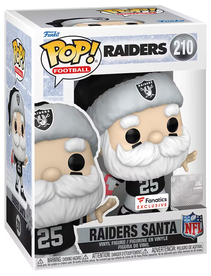 Figurine Pop NFL 210 pas cher Père Noël Raiders