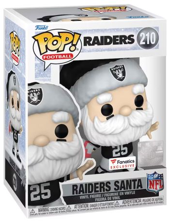 Figurine Funko Pop NFL #210 Père Noël Raiders