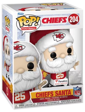 Figurine Funko Pop NFL #204 Père Noël Chiefs