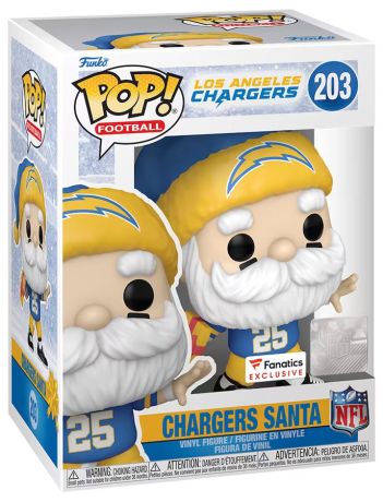 Figurine Funko Pop NFL #203 Père Noël Chargers