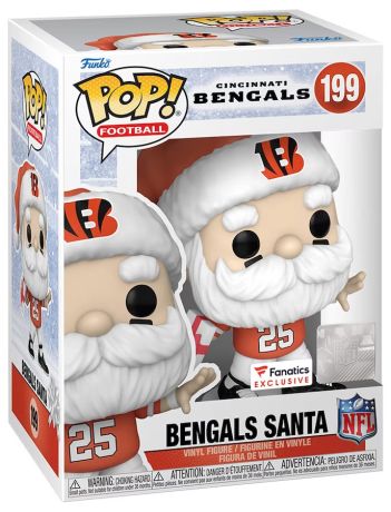 Figurine Funko Pop NFL #199 Père Noël Bengals