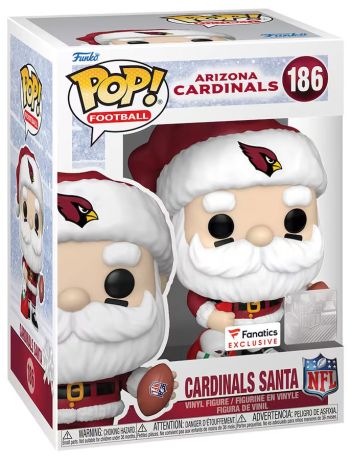 Figurine Funko Pop NFL #186 Père Noël Cardinals