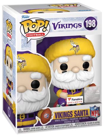Figurine Funko Pop NFL #198 Père Noël Vikings