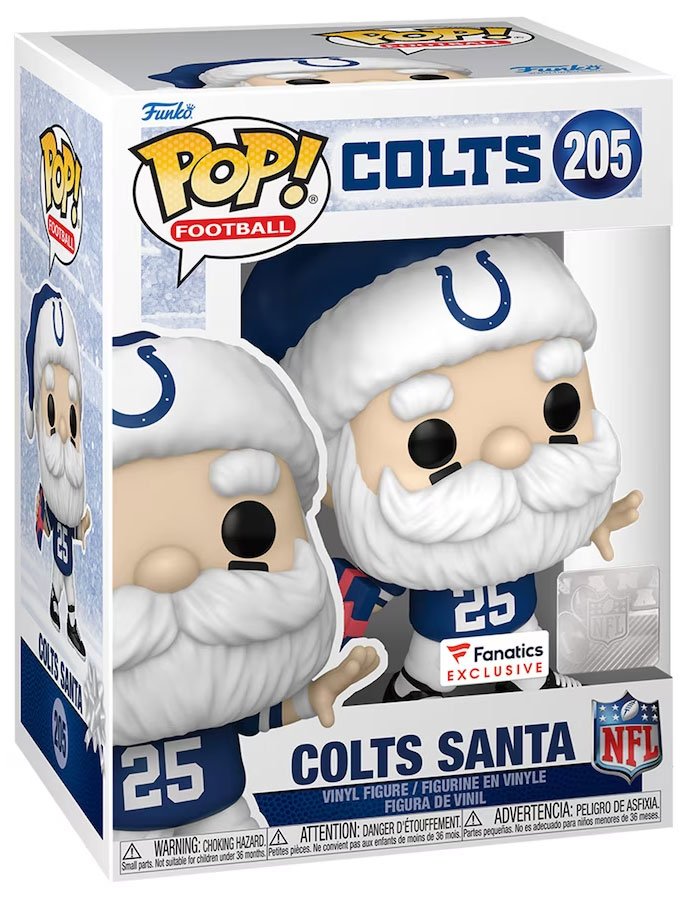 Figurine Pop NFL 205 pas cher Père Noël Colts
