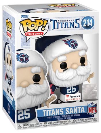 Figurine Funko Pop NFL #214 Père Noël Titans