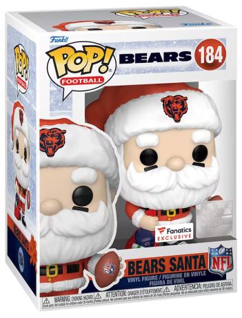 Figurine Funko Pop NFL #184 Père Noël Bears