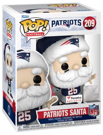 Figurine Funko Pop NFL #209 Père Noël Patriots