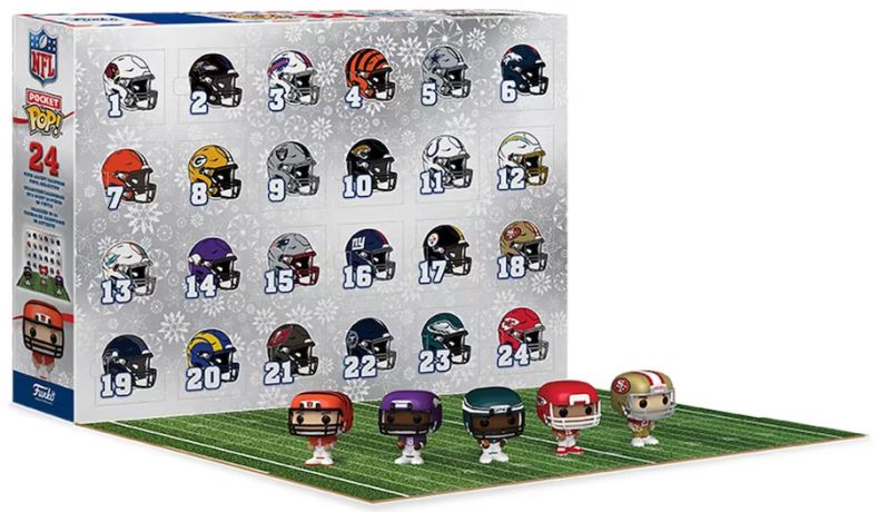 Figurine Pop NFL pas cher : Calendrier de l'Avent 2023 NFL