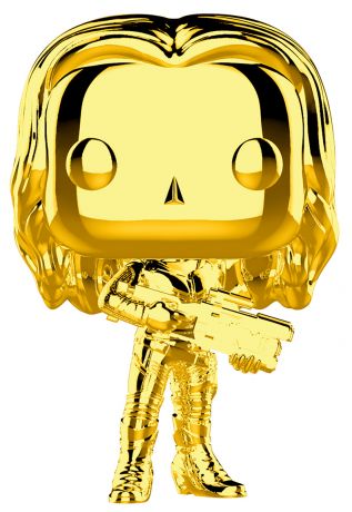 Figurine Funko Pop Marvel Studios - L'anniversaire des 10 ans #382 Gamora - Chrome Or