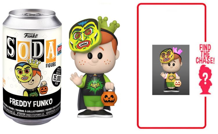 Figurine Funko Soda Freddy Funko Freddy Funko (Canette Noire)